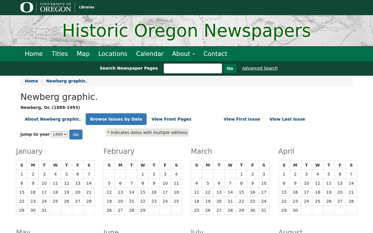 Newberg city directory Historic Oregon Newspapers browser
