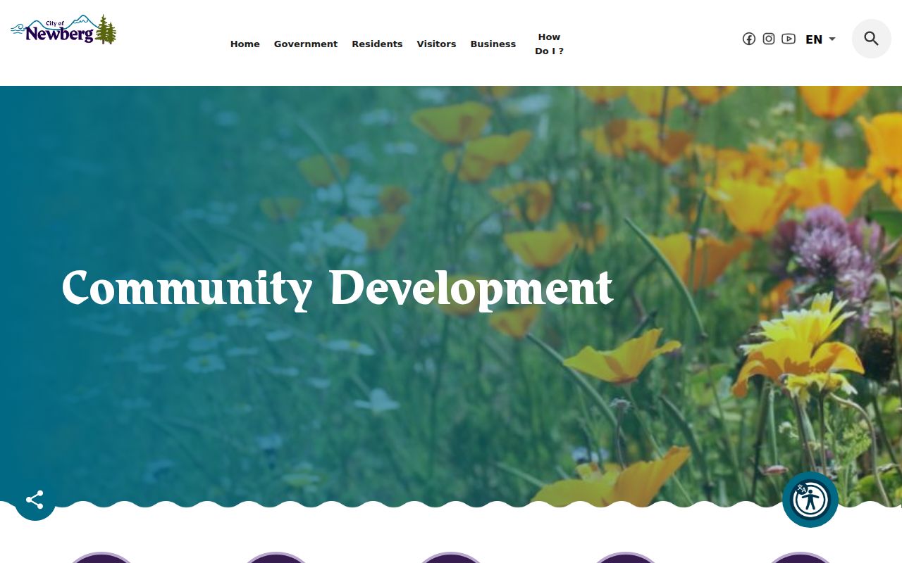 Newberg street directory Community Development permit resource